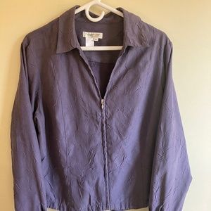 Coldwater Creek Purple Blazer